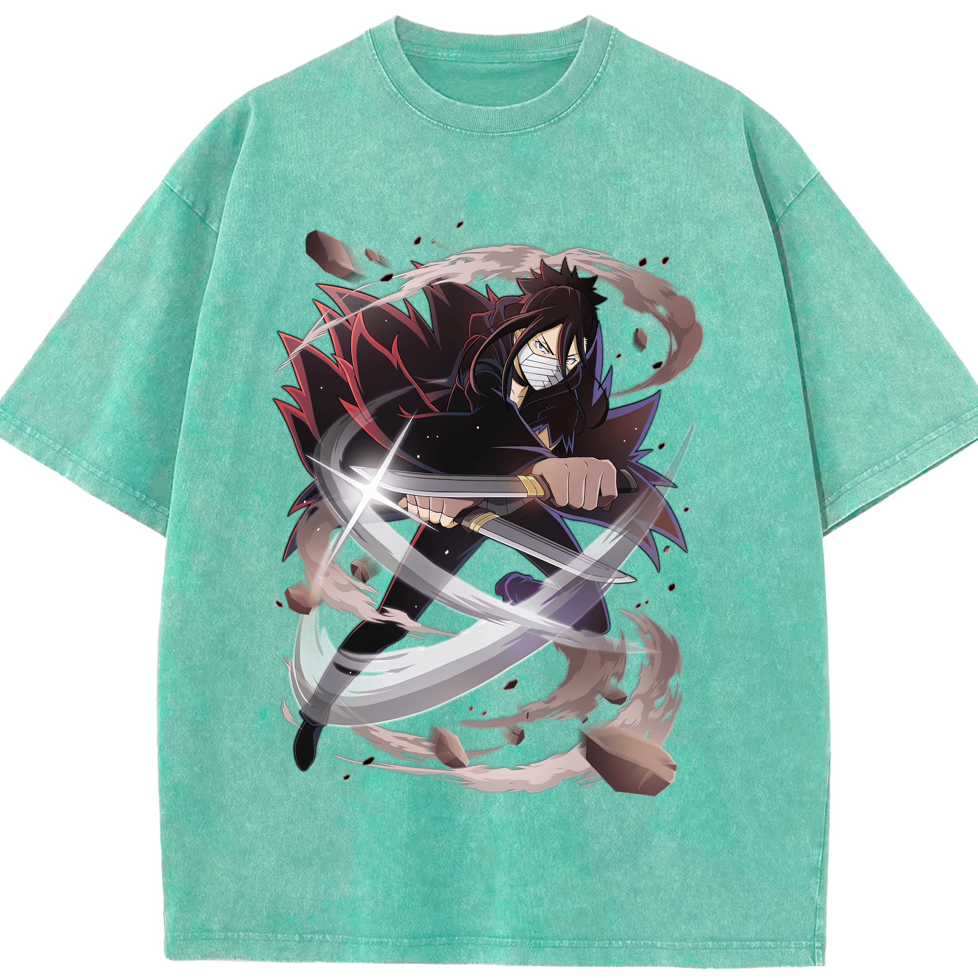 （画像用） 文豪ストレイドッグス Bungo Stray Dogs 綿100% ヴィンテージ風 半袖Tシャツ（フロントプリント）